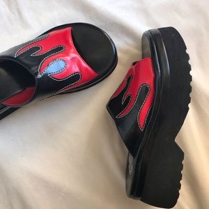 Harley Davidson Platform Sandals